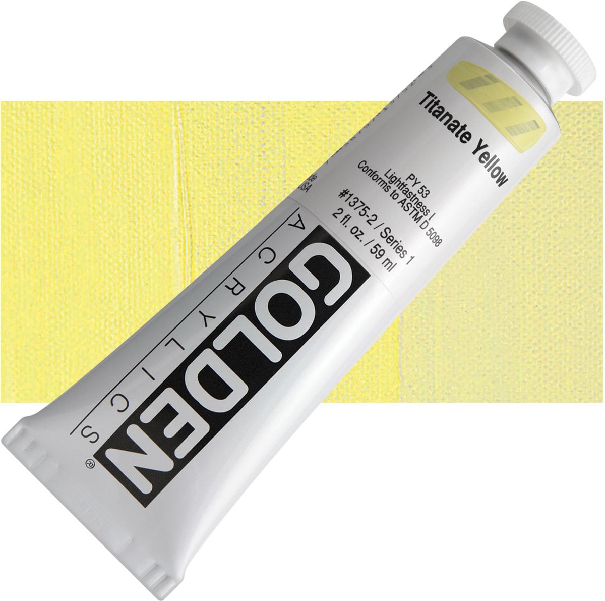 Golden Heavy Body Acrylverf Serie 1 | Titanite Yellow (1375-2) 59ml